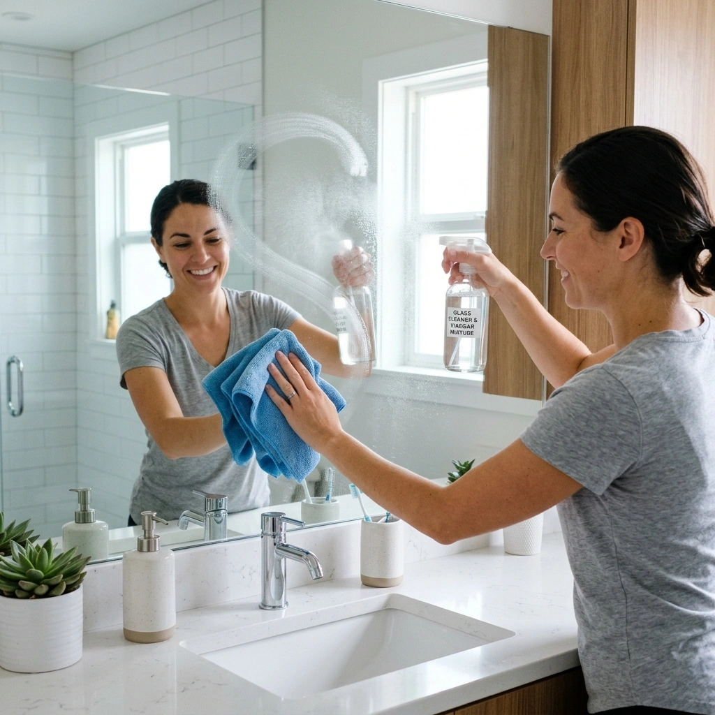 Clean the Mirror for a Streak-Free Gleam
