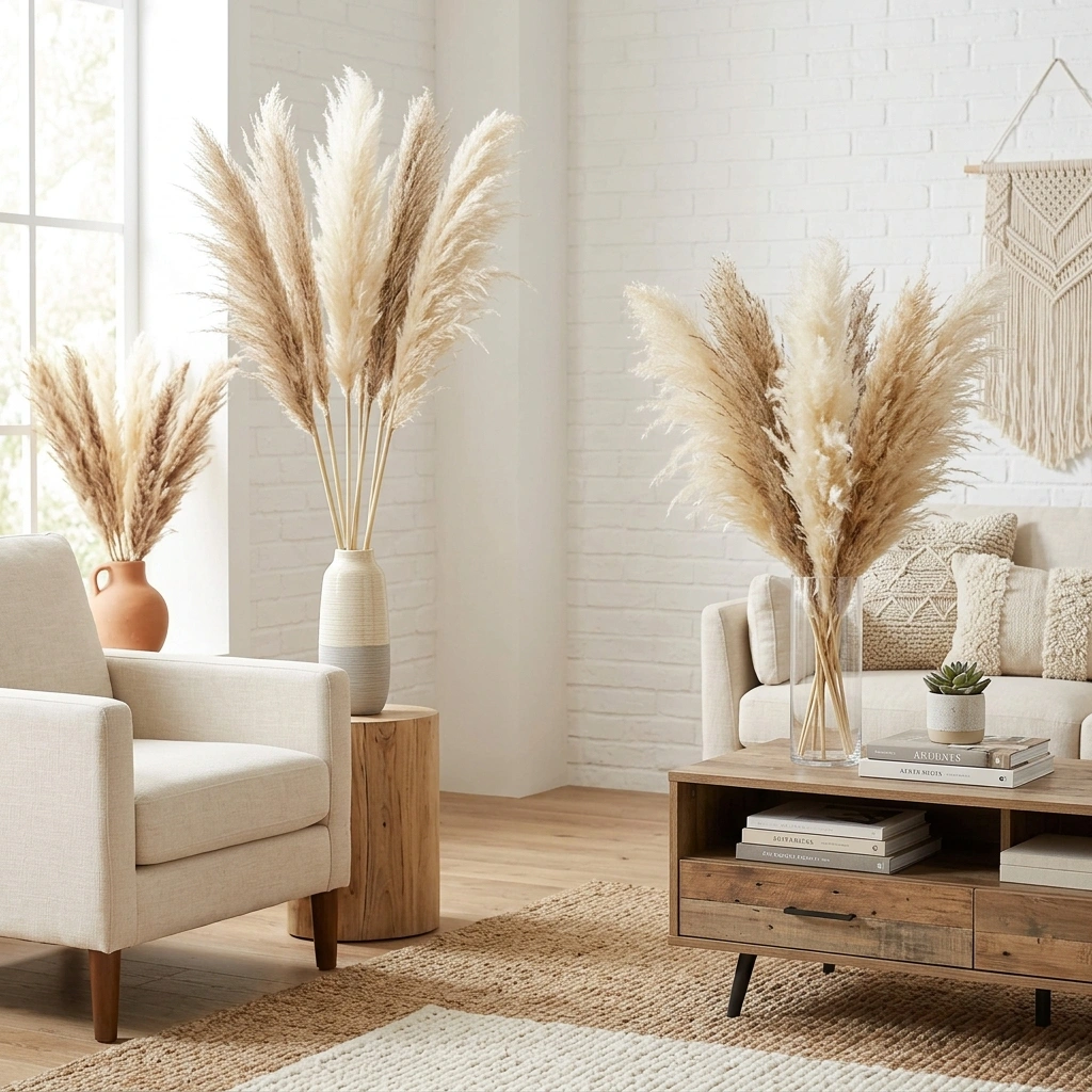 Dried Pampas Grass Bundles