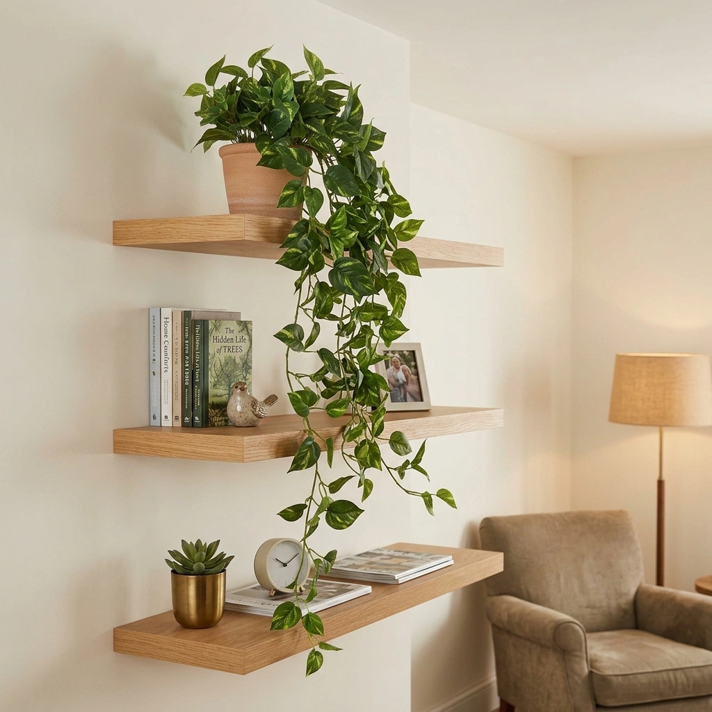 Faux Trailing Pothos Plants