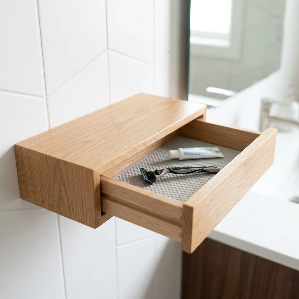 Floating Drawer Shelves