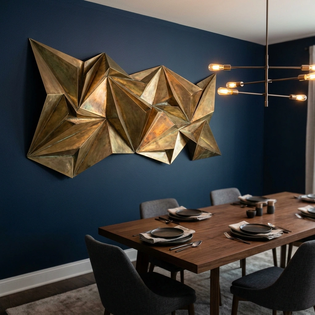 Folded Brass Origami