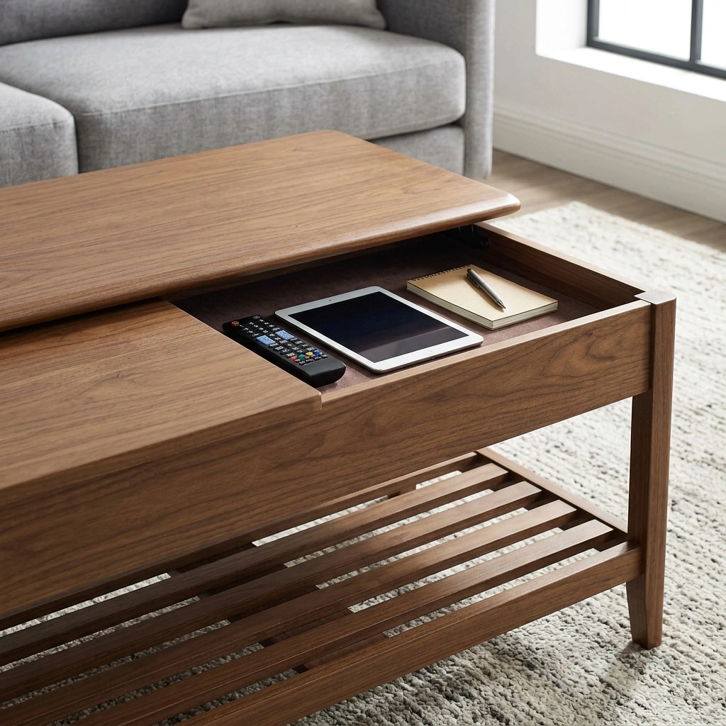 Hidden Storage in the Living Area
