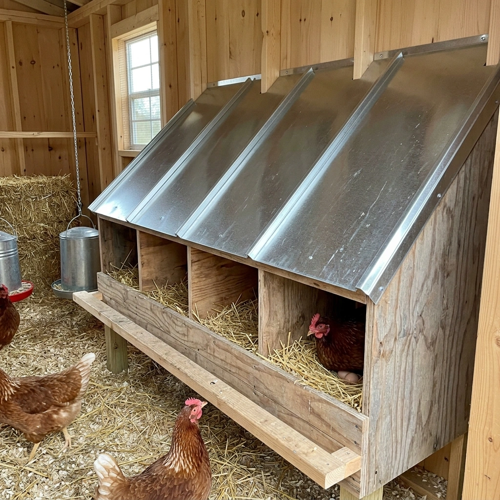 Integrated Sloped Roofs to Prevent Roosting