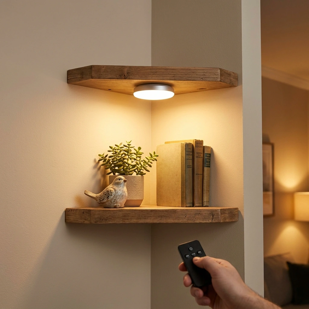 Rechargeable LED Puck Lights