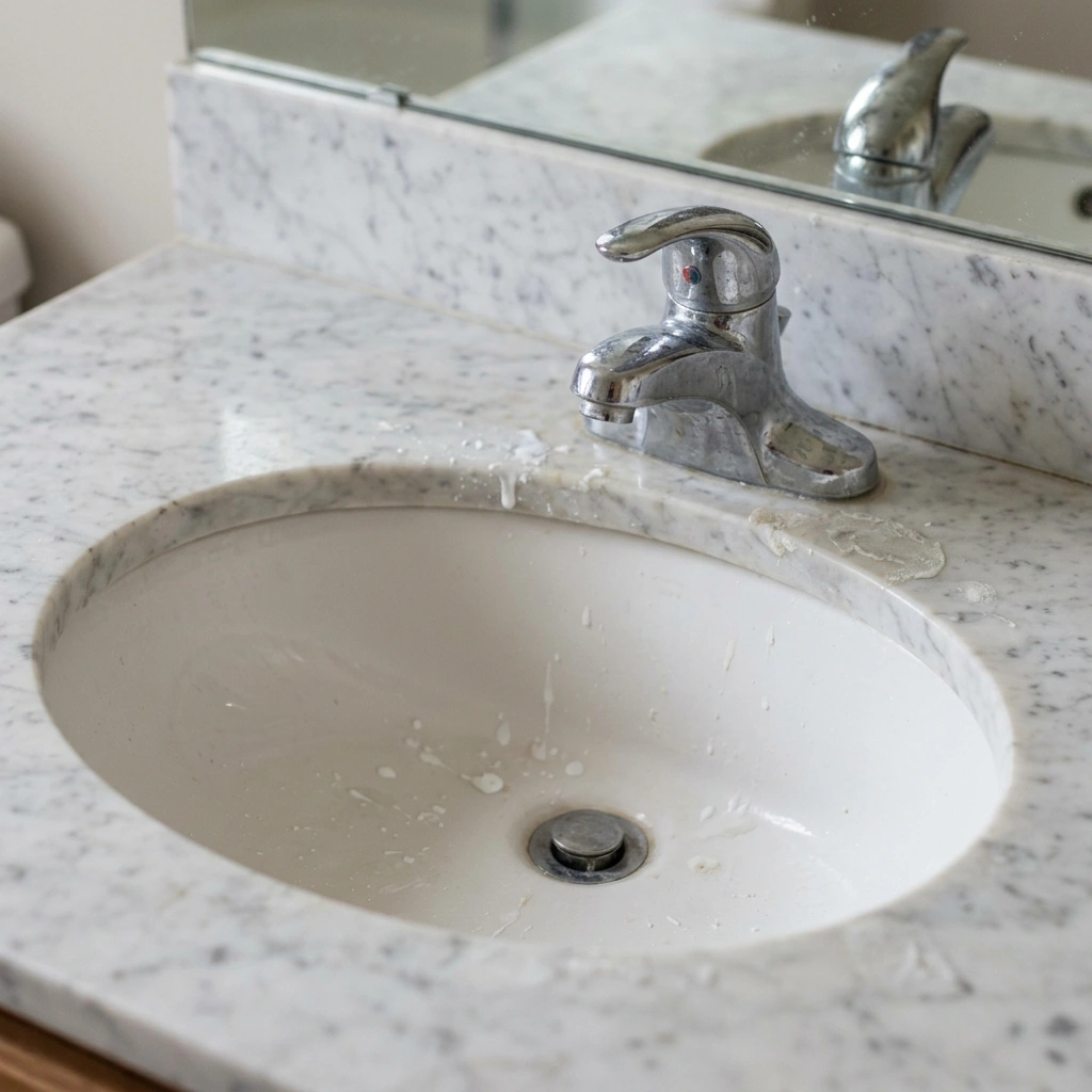 Refresh the Vanity and Sink Basin