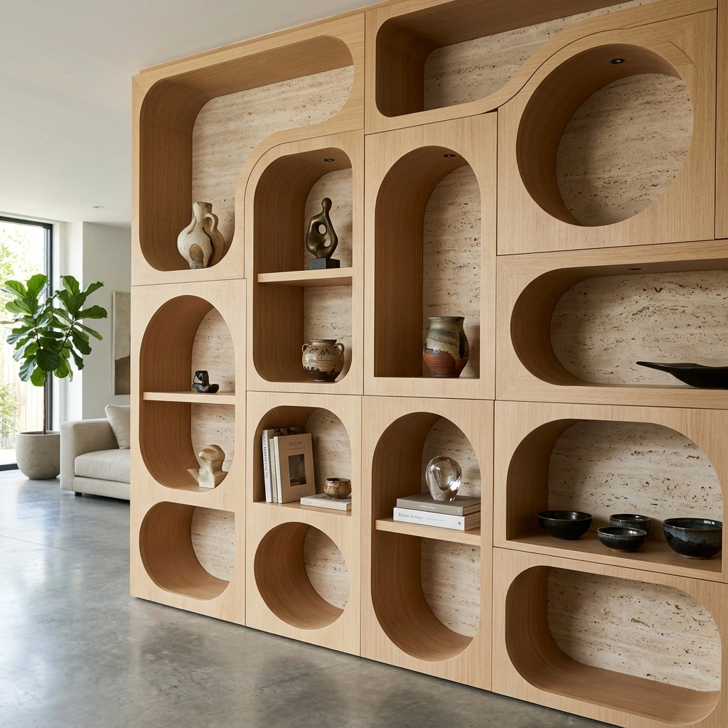 The Geometric Matrix: Interconnected Architectural Shapes
