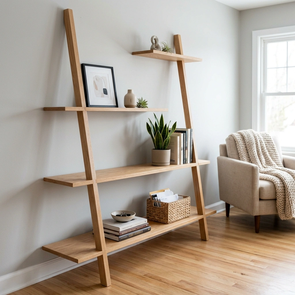 Tiered Ladder Shelving