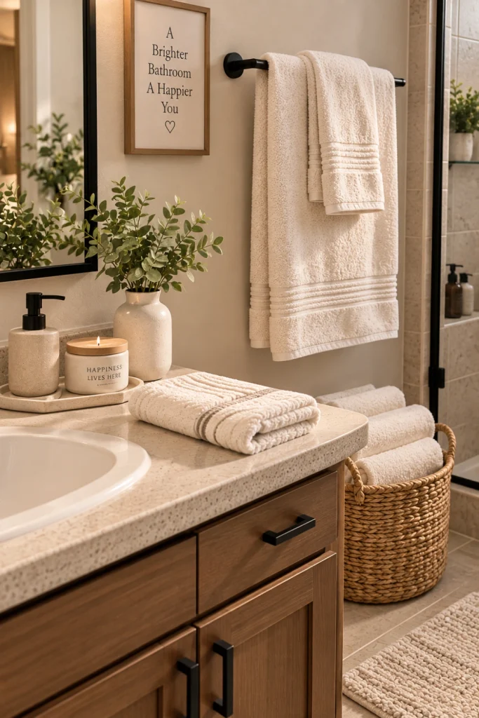 Make the Towels Look More Luxurious
