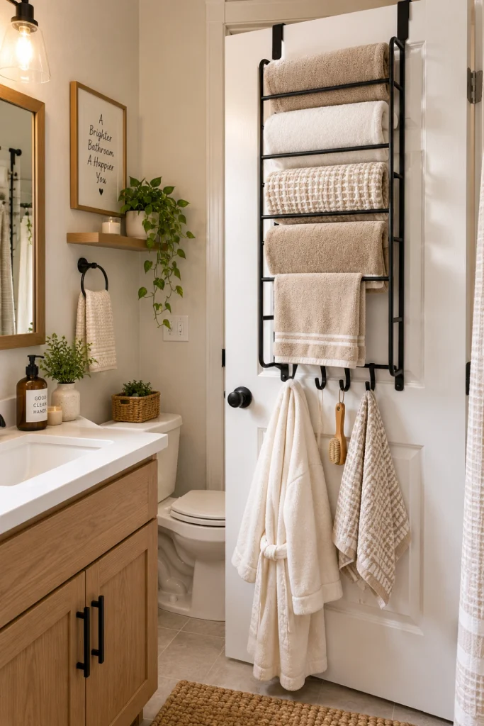Over-the-Door Towel Rack
