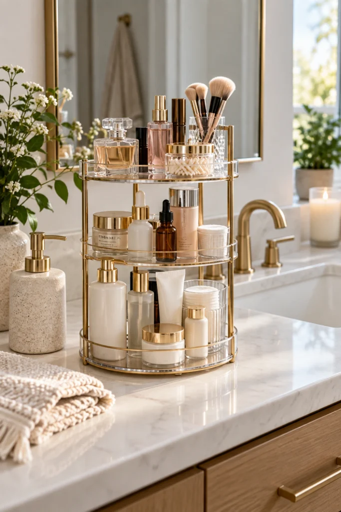 Tiered Bathroom Counter Organizer