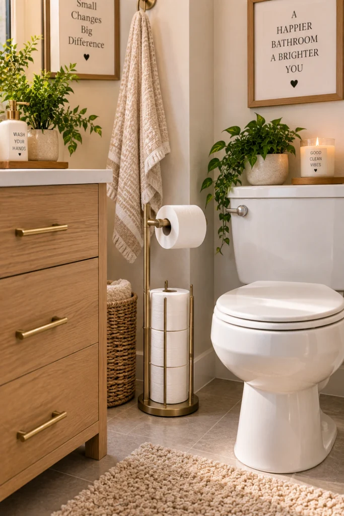 Freestanding Toilet Paper Holder