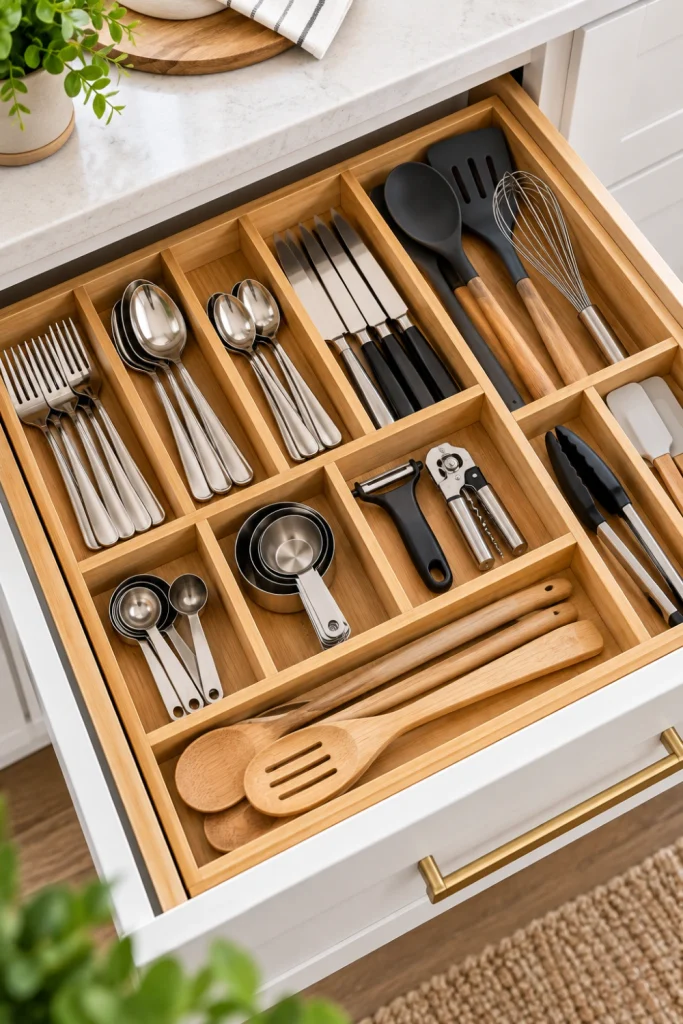 Bamboo Drawer Organizers