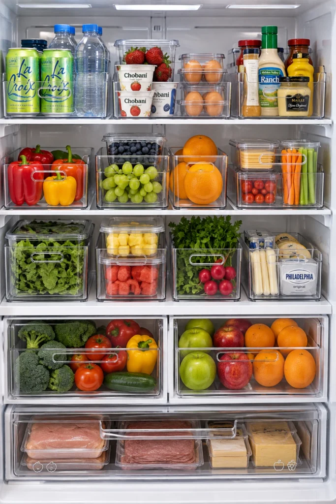Refrigerator Organizer Bins
