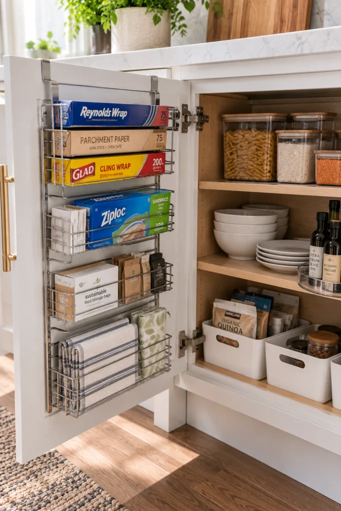 Over-the-Door Cabinet Rack