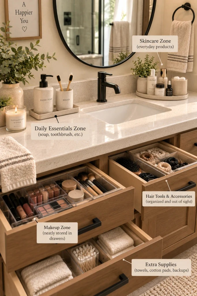 Create an Organized Vanity