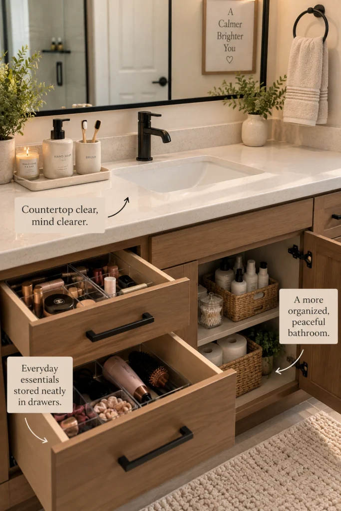 Hide Everyday Bathroom Clutter