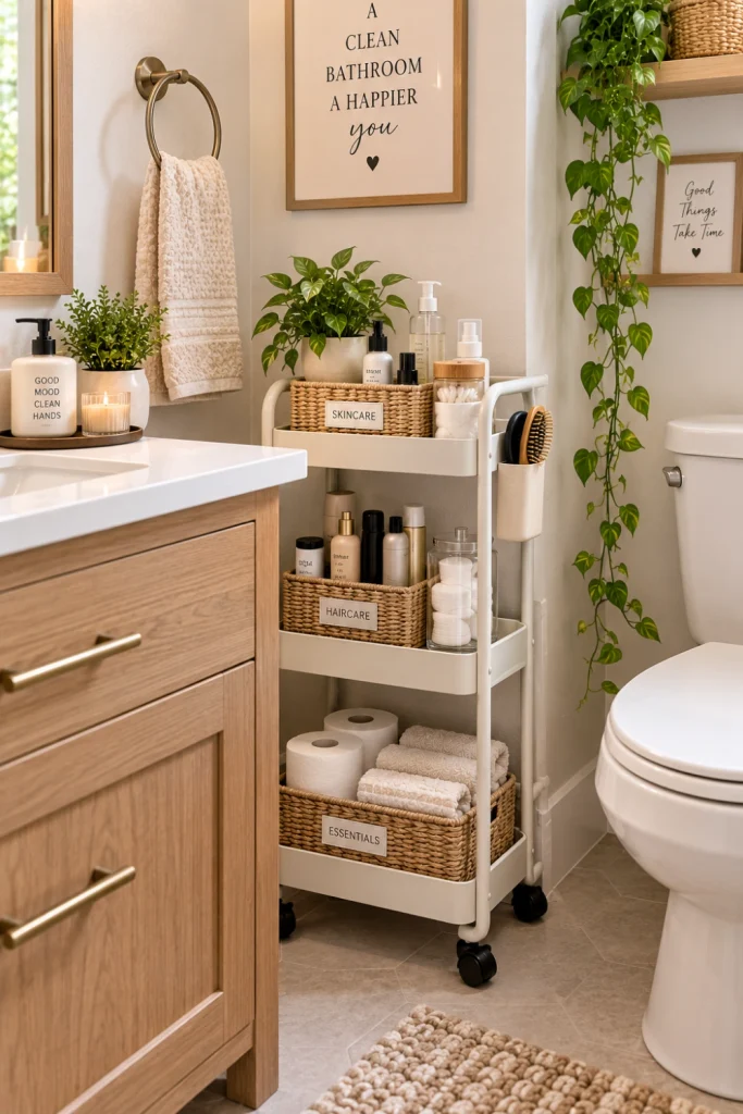 Freestanding Bathroom Cart