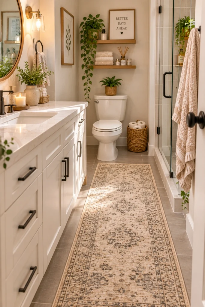  Washable Bathroom Runner