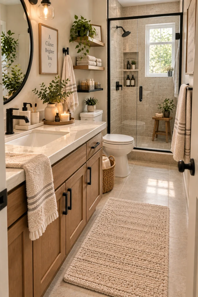 Style the Finished Bathroom