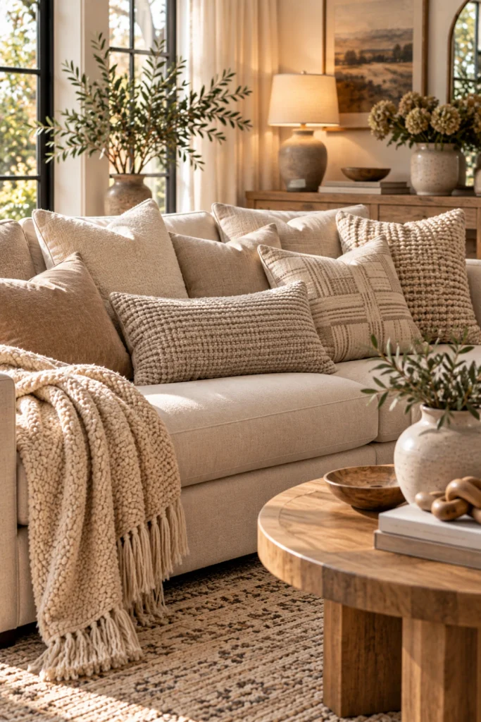 Neutral Decorative Pillow Covers